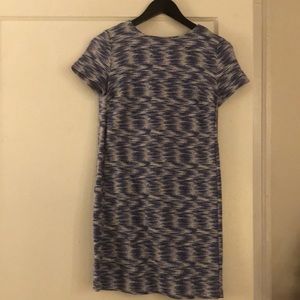 3 for $10 🌺 COPY - LOFT Short Sleeved Blue Space Dye Shift Dress - 0 Petite